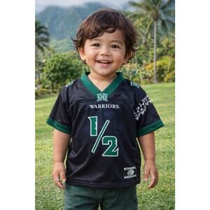 University of Hawaii Warriors toddler Jersey size 2/3 UH Football OT Sports kids